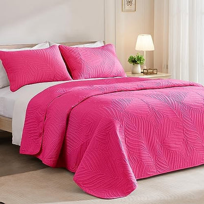 Exclusivo Mezcla Lightweight King Quilt Bedding Set, Soft Microfiber