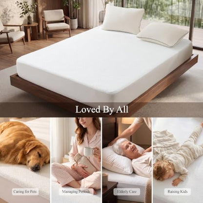 California King Waterproof Mattress Protector 8-21 inches Deep Pocket