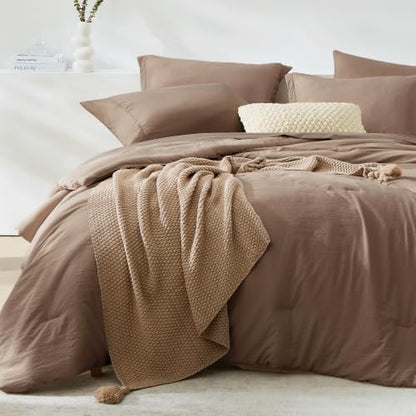 WRENSONGE Oversized King Comforter Set-3 Pieces Soft Comforter Size Bedding