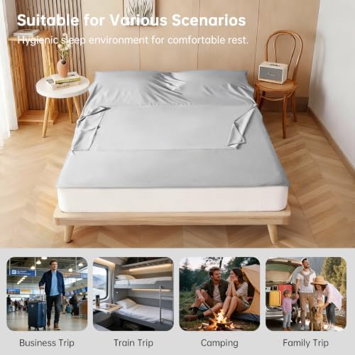 Sleeping Bag Liner, Travel Sheets for Hotel, Sleep Sack for Adults