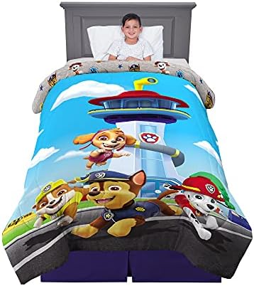 Franco Kids Bedding Super Soft Microfiber Reversible Comforter, Twin/Full, Paw Patrol