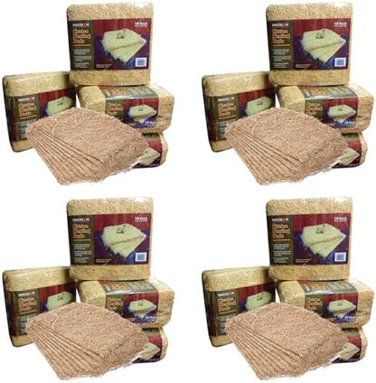 PRECISION PET Chicken Nesting Pads by Petmate – 13” x 13” Premium Chicken Bedding Fit Most Nesting Boxes – 40 Pack,Beige, Made in USA