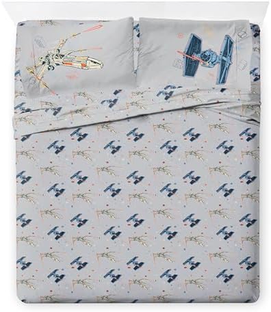 Jay Franco Kids Comforter Set Includes Sheets and Pillow Covers - Soft and Cozy Bed Set for Stylish Room Decor, Official Licensed Bedding, Blue - LEGO®, 7 Piece Queen