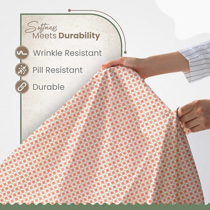 EcoPure Full Size Sheet Set, Orange