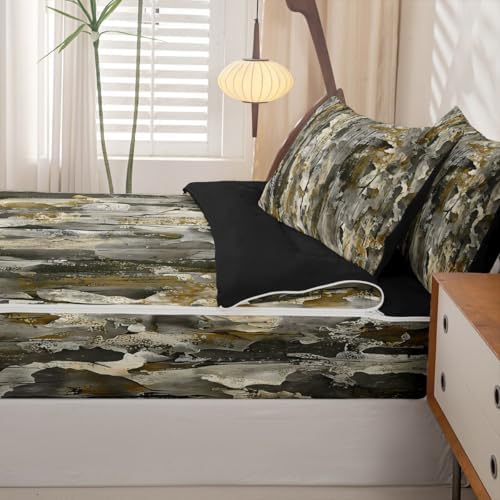 Feelyou Botanical Tree Branches Comforter Set Twin Size Kids Boys Girls