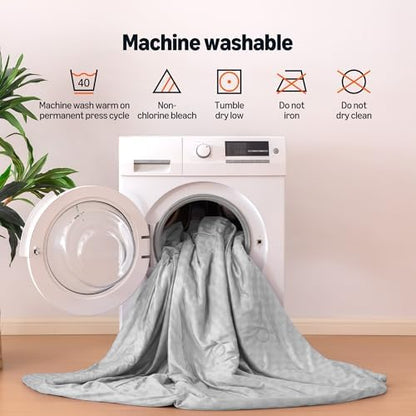 Amazon Basics Cooling Comforter, Soft Lightweight Waffle Weave Blanket for Hot Sleepers, Summer & All Season Bedding to Keep Cool for Night Sweats, 106"x90", King, Gray