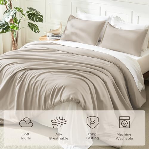 Litanika Oversized King Comforter Set, 3 Pcs Lightweight Bedding