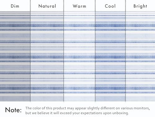 RUVANTI 100% Cotton Percale King Sheets, King Size Sheets Set, Naval Blue