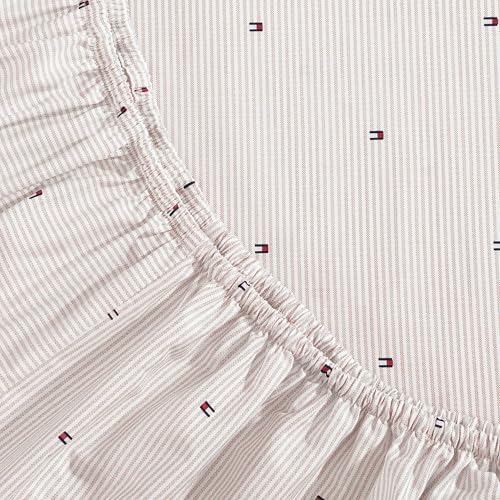 Tommy Hilfiger - Queen Size Sheet Set with Fitted Sheet & Pillowcases
