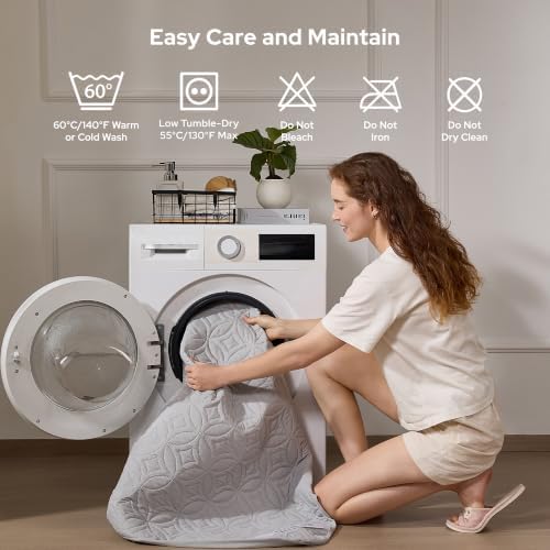 BEDLORE Waterproof Mattress Protector, California King Size Mattress Pad