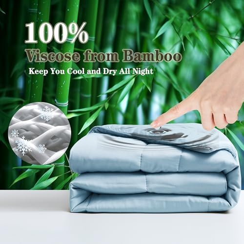 Bamboo Viscose Summer Comforter/Blanket King Size, 106 x 90 Inches