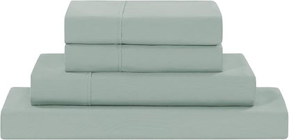 Modern Threads Soft Microfiber Solid Sheets - Luxurious Microfiber Bed Sheets - Includes Flat Sheet, Fitted Sheet with Deep Pockets, & Pillowcases Smoke California King