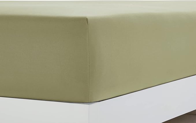 Clara Clark Bed Sheets, Premier 1800 Series 4 Piece Bed Sheet Set, Deep Pocket, Wrinkle, Fade, Stain Resistant, Luxury Soft Bedding Sheets & Pillowcases, Full, Sage Green