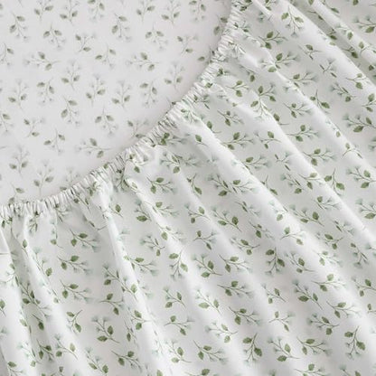 Martha Stewart - Queen Size Sheet Set with Fitted Sheet & Pillowcases