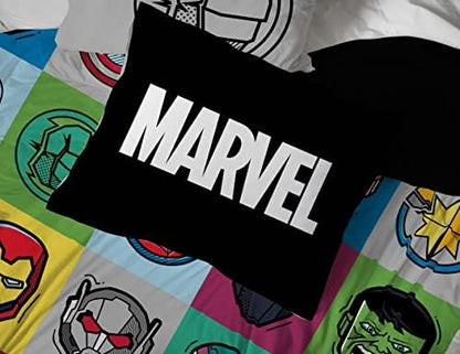 Marvel Avengers Iron Man Queen Comforter Set 7 Piece Kids Bedding, Multi