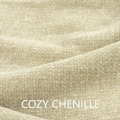 Chenille Throw Blanket for Couch 60" x 80" Twin, Light Beige