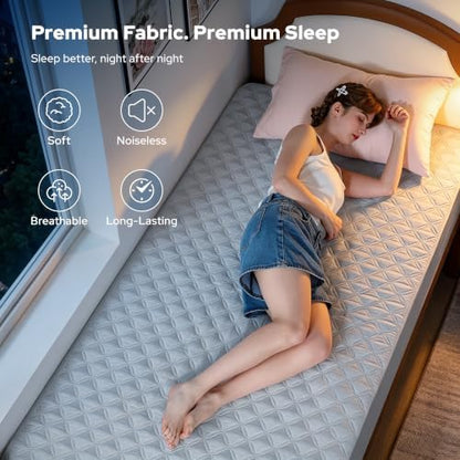 BEDLORE 2 Pack Waterproof Mattress Protector, Twin XL Size Mattress Pad