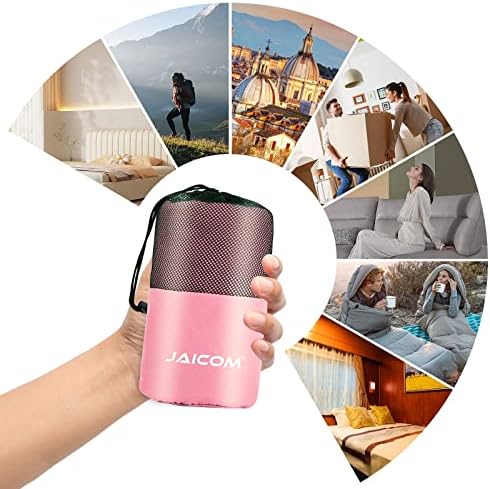 JAICOM Sleeping Bag Liner, Travel Sheets Ultralight Summer Sleeping Bag