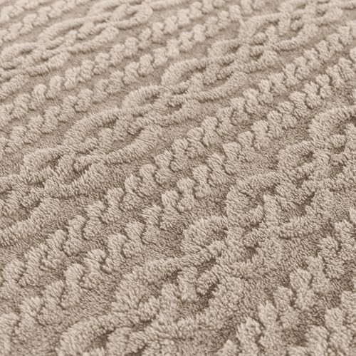 Brown Throw Blanket - Soft & Fluffy Fleece, Cute & Aesthetic, Perfect for Sofa, Couch, Chair, Bed, Living Room & Bedroom, All-Season Use, Plush & Cozy Decorative Blanket 50x60