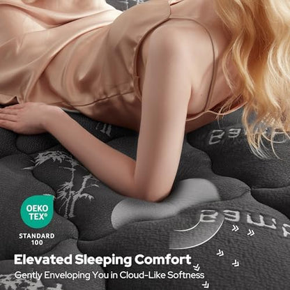 BEDLORE RV Queen Mattress Topper , Pillow Top Mattress Pad