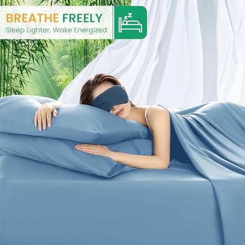 SONORO KATE 100% Viscose Derived from Bamboo_Sheets Full Size,4PC