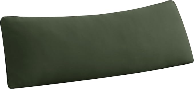 Stretchy Body Pillow Case Cover - Jersey Knit Long Pillowcase for Body Pillow, 1 Pack - Envelope Closure & Skin-Friendly, Soft and Breathable for Sleeping, 20"x54", Olive Green