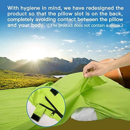 JAICOM Sleeping Bag Liner, Travel Sheets Ultralight Summer Sleeping Bag