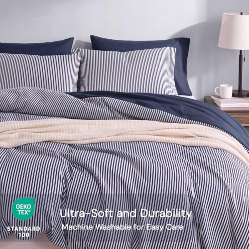 Monbix King Size Comforter Set-7 Pieces Soft Bed in a Bag King Bedding Set