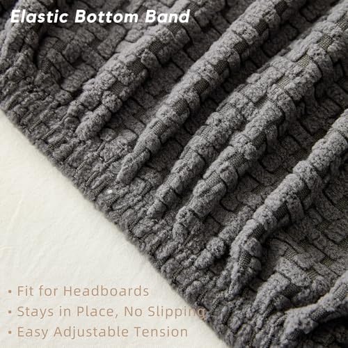 Bed Headboard Cover Twin, Stretch Head Board Slipcover Washable