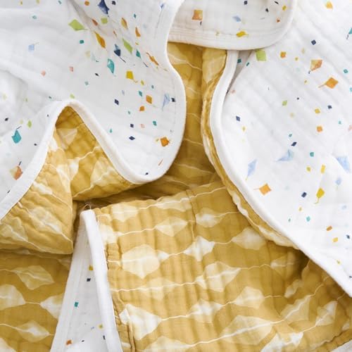 aden + anais Essentials Cotton Muslin Dream Blanket, Perfect for Babies, Infants and Toddlers, Crib Blanket, Nursery Essential, Kite Parade