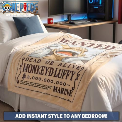 Get Trend One Piece Anime Fleece Throw Blanket for Boys, Teens, 51 x 59 in