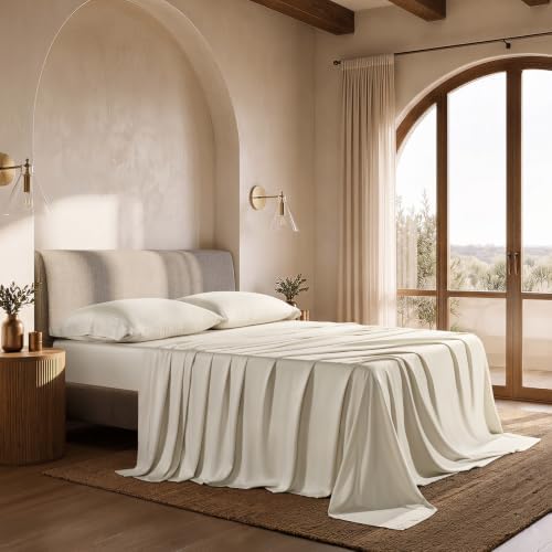 EverGrace Tencel™ Sheet Set, Breathable & Cooling, King, Bone