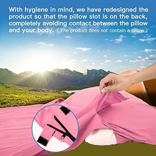JAICOM Sleeping Bag Liner, Travel Sheets Ultralight Summer Sleeping Bag