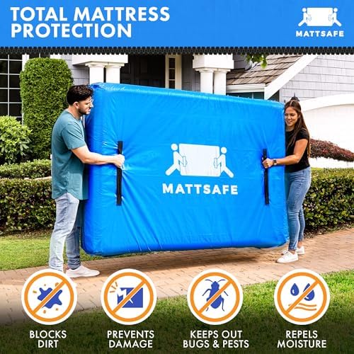 Nordic Elk Twin Size Mattress Bags for Moving and Storage, Bed Cover