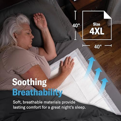 Chucks® MAX Hospital Bed Pads Disposable Adult - 40x40 [20-Pack] Pee Pads