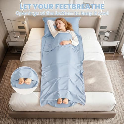 Sleeping Bag Liner,Extra Wide Travel Sheets for Hotel,3 Size