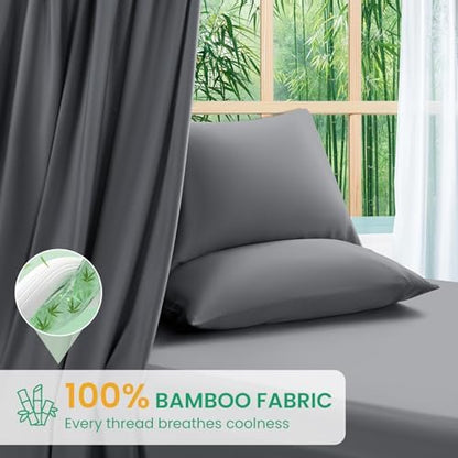 SONORO KATE 100% Viscose Derived from Bamboo_Sheets King Size,4PC