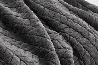 EverSnug Travel Blanket & Pillow 68x42 - Premium Ultra-Soft Microfleece 2 in 1 Compact & Packable Flight Blanket with Soft Bag Pillowcase, Hand Luggage Sleeve and Backpack Clip (Grey)