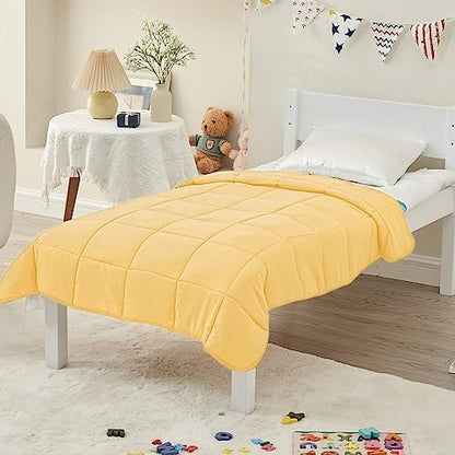 yescool Weighted Throw Blanket 5lbs, 36" x 48", Yellow
