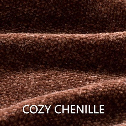 Chenille Throw Blanket for Couch 60" x 80" Twin, Dark Brown