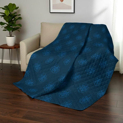 Warner Bros Harry Potter House Crest Sampler Quilted Throw Blanket, Wizarding World Design, Adults Boys Girls, Soft Lightweight Bedding for Bed, or Couch, 60 x 80 inches
