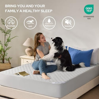 BEDLORE Waterproof California King Mattress Protector, Deep Pocket Fit