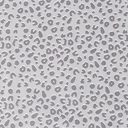 Amazon Basics Lightweight Breathable Brushed Microfiber Wrinkle Resistant 4 Piece Bed Sheet Set With 14-inch Deep Pockets - Full, Gray Cheetah, Printed