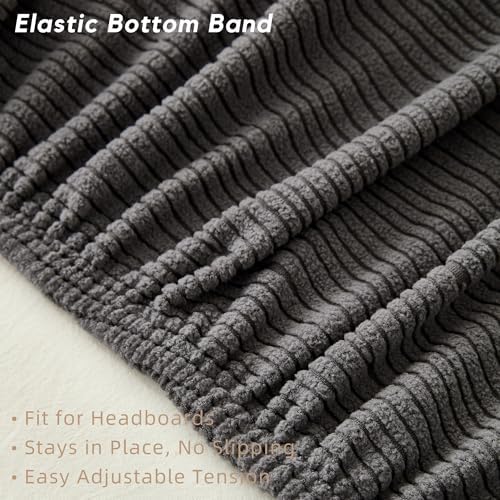 Bed Headboard Cover Twin, Stretch Head Board Slipcover Washable