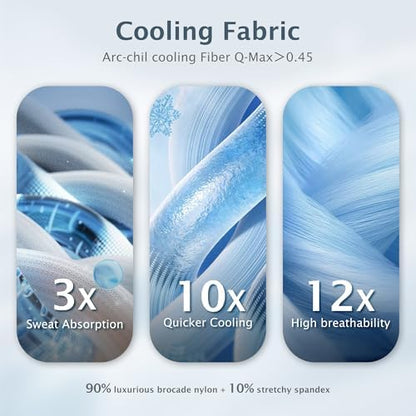 BEAUTEX Cooling Comforter Queen Size Cool Blanket for Hot Sleepers (Grey)