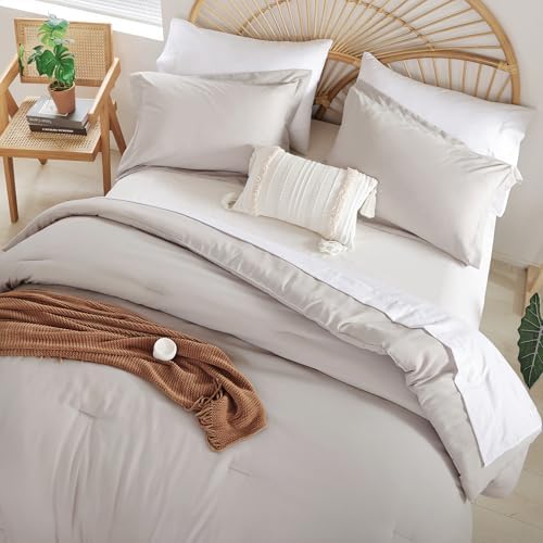 weigelia Twin Comforter Set with Sheets - 5 Pieces Bed in a Bag Twin