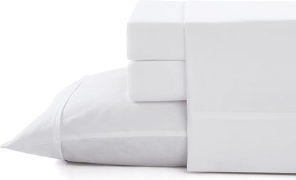 Tommy Bahama - Queen Sheets, Organic Cotton Bedding Set, Softens with Each Wash (TB T200 White, Queen)