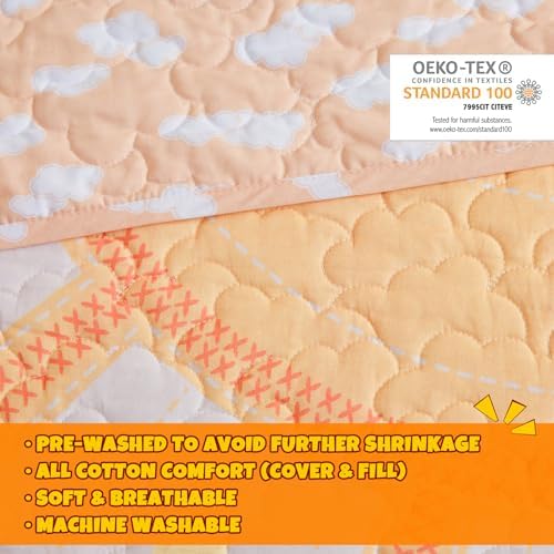 Intelligent Design Kids Sunshine Yellow Twin Cotton Coverlet Set, 3pc