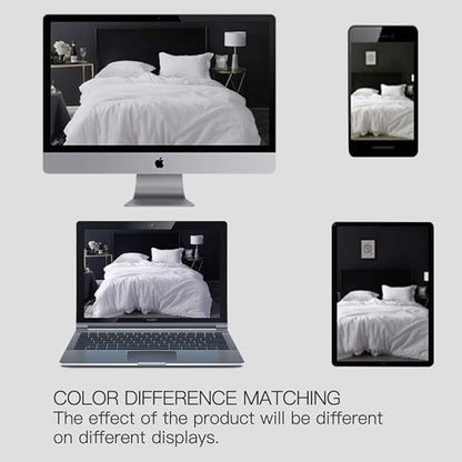 Simple&Opulence 100% Washed Linen Duvet Cover with Embroidered, 3 Pieces Soft Farmhouse Comforter Set with Button Closure,1 Duvet Cover and 2 Pillowshams(Full,White)