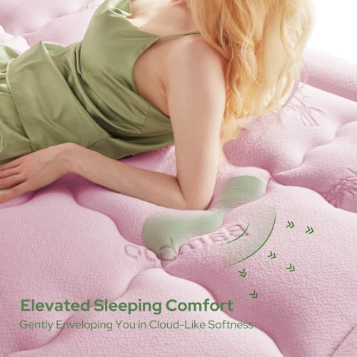 BEDLORE Queen Mattress Topper , Thick Pillow Top Mattress Pad